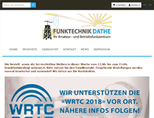 Tablet Screenshot of funktechnik-dathe.de